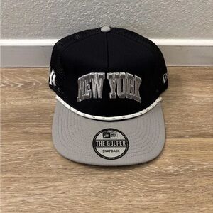 New York Yankees SnapBack The Golfer Hat Navy Blue Rope Hitch MLB Cap New Era